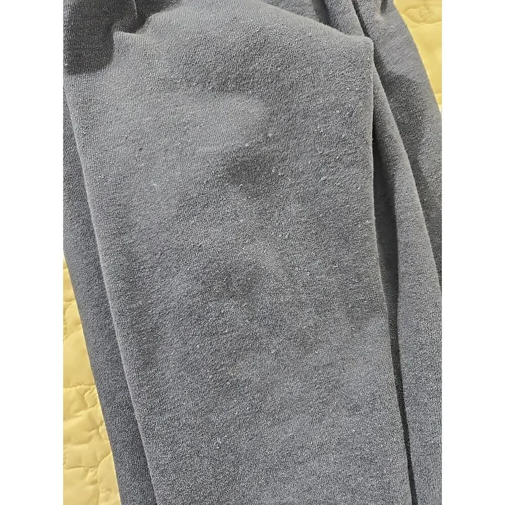 The North Face Mens Small Hoodie Blue USA Tested Proven Graphic Pullover
